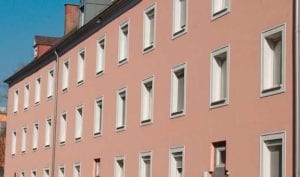 Ansicht der Wohnanlage Duererstr in Linz-Kleinmünchen